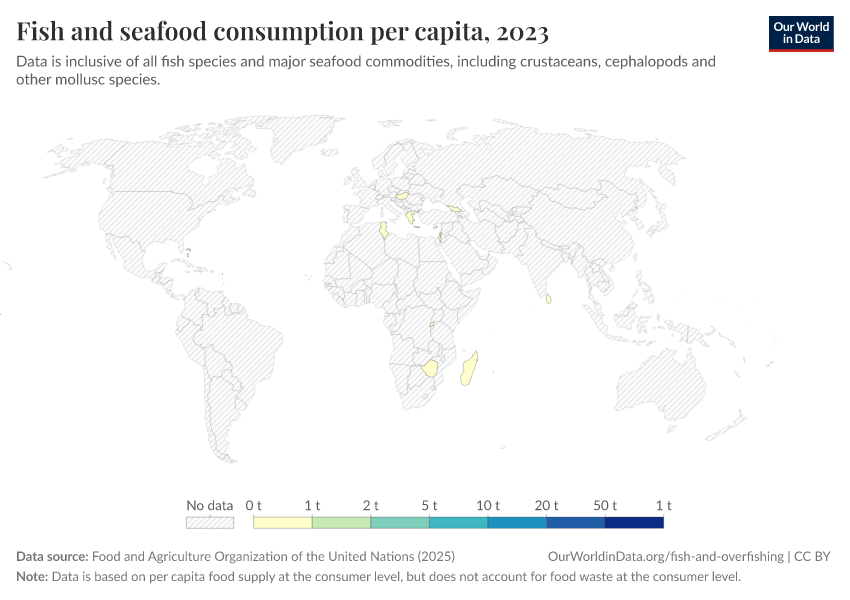 A thumbnail of the "Fish and seafood consumption per capita" chart