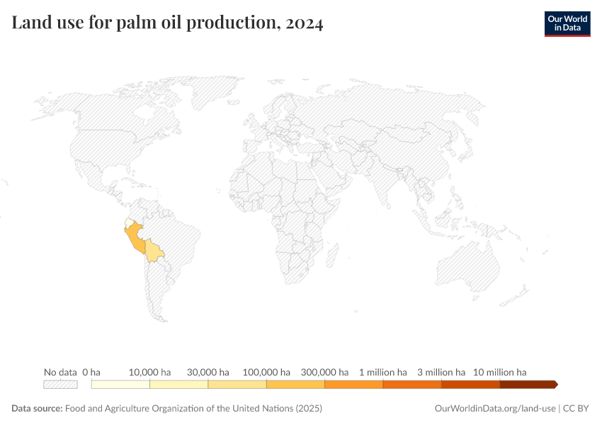 A thumbnail of the "Land use for palm oil production" chart